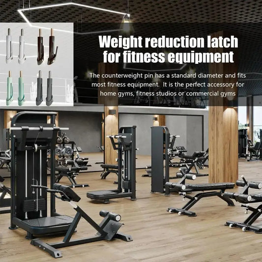 9.5mm Weight Stack Pin for Fitness Strength Training Weight Machine Pin Lock Portable Weight-decreasing Pin for Gym Fitness