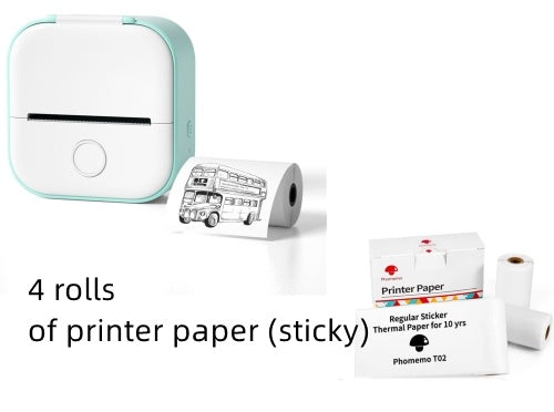 Phomemo T02 – Tragbarer Mini-Thermodrucker für Etiketten und Fotos
