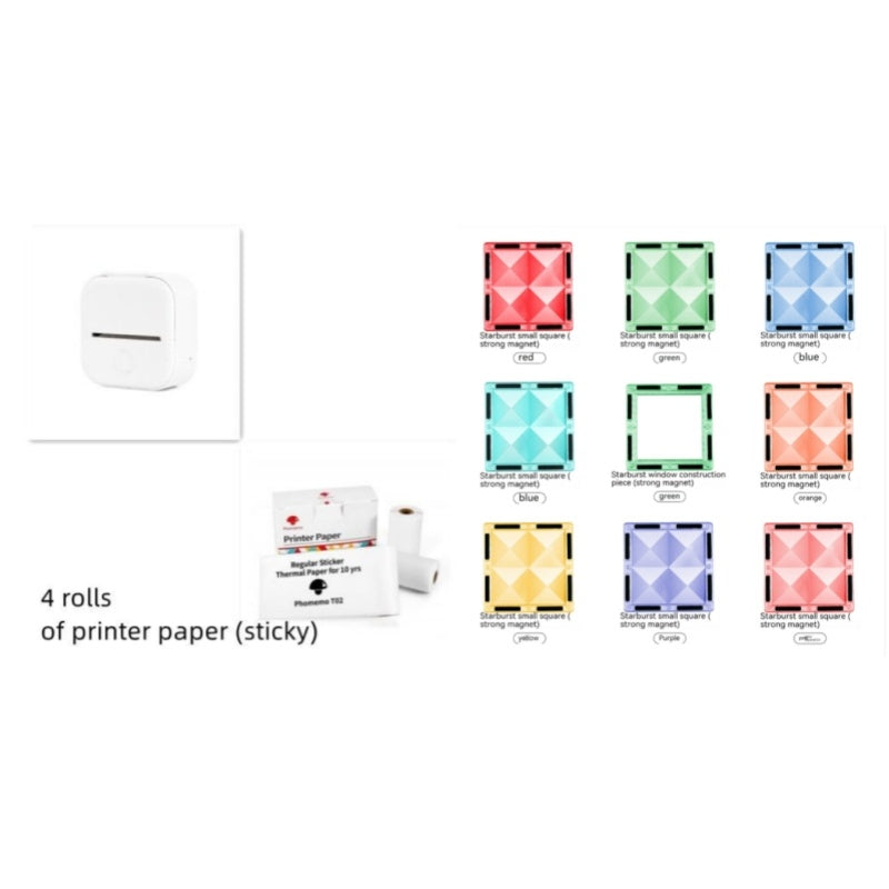 Phomemo T02 – Tragbarer Mini-Thermodrucker für Etiketten und Fotos