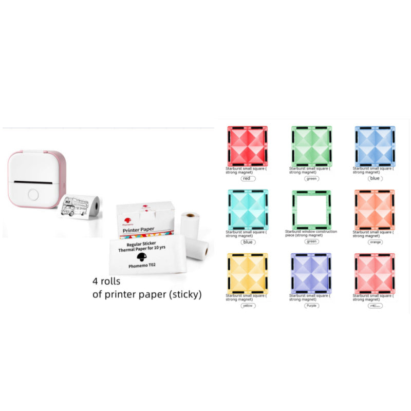 Phomemo T02 – Tragbarer Mini-Thermodrucker für Etiketten und Fotos
