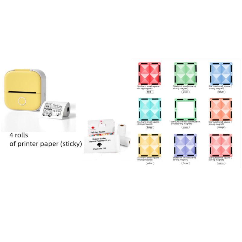 Phomemo T02 – Tragbarer Mini-Thermodrucker für Etiketten und Fotos