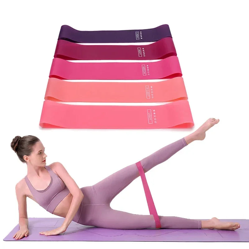 Fitness widerstandsbänder-Elastische Trainingsbänder aus Gummi für Yoga, Pilates und Muskelaufbau