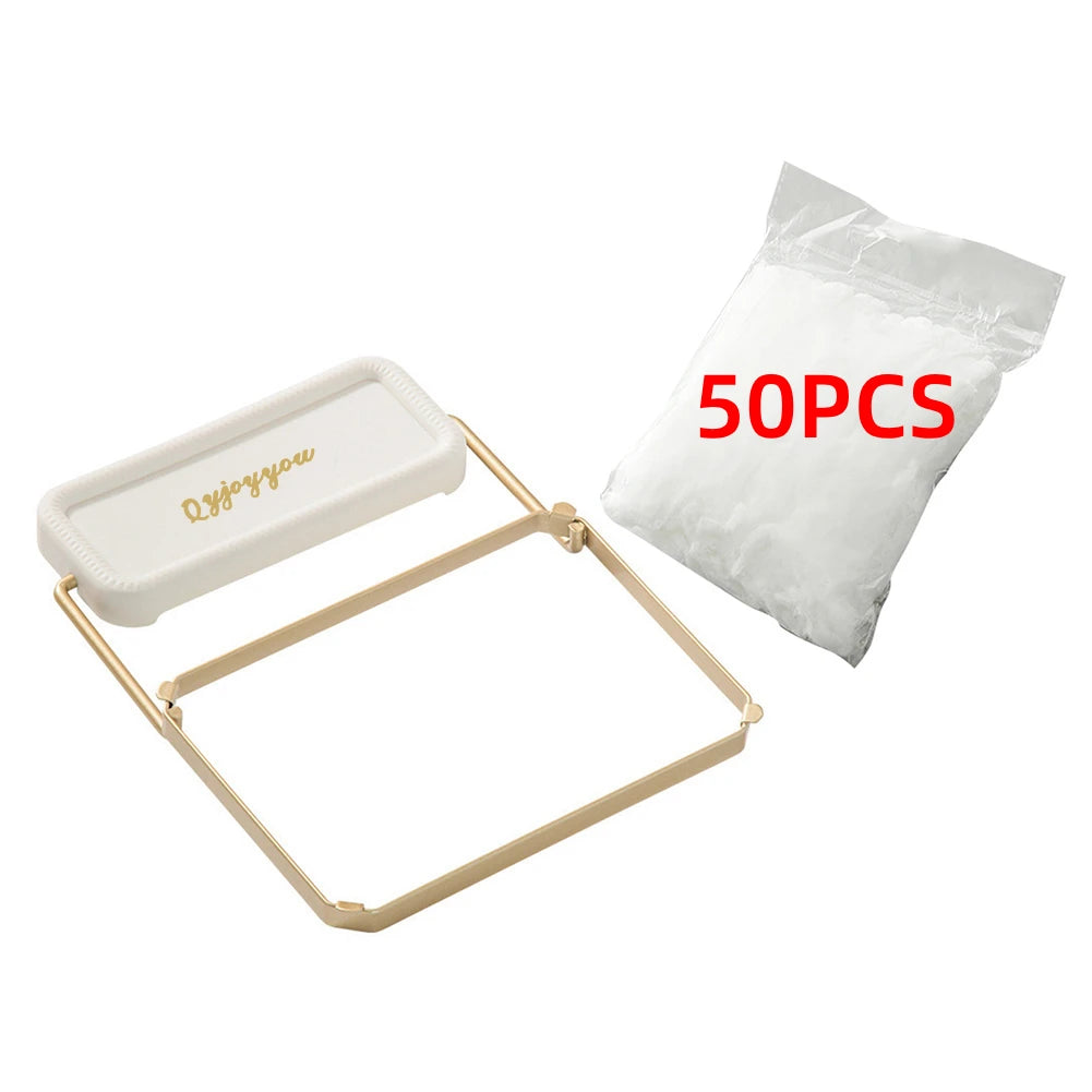 Foldable Sink Strainer Mesh Bag Stand Kitchen Sink Filter Rack Waste Garbage Net Shelf Disposable Garbage Mesh Bag Kitchen Gadge