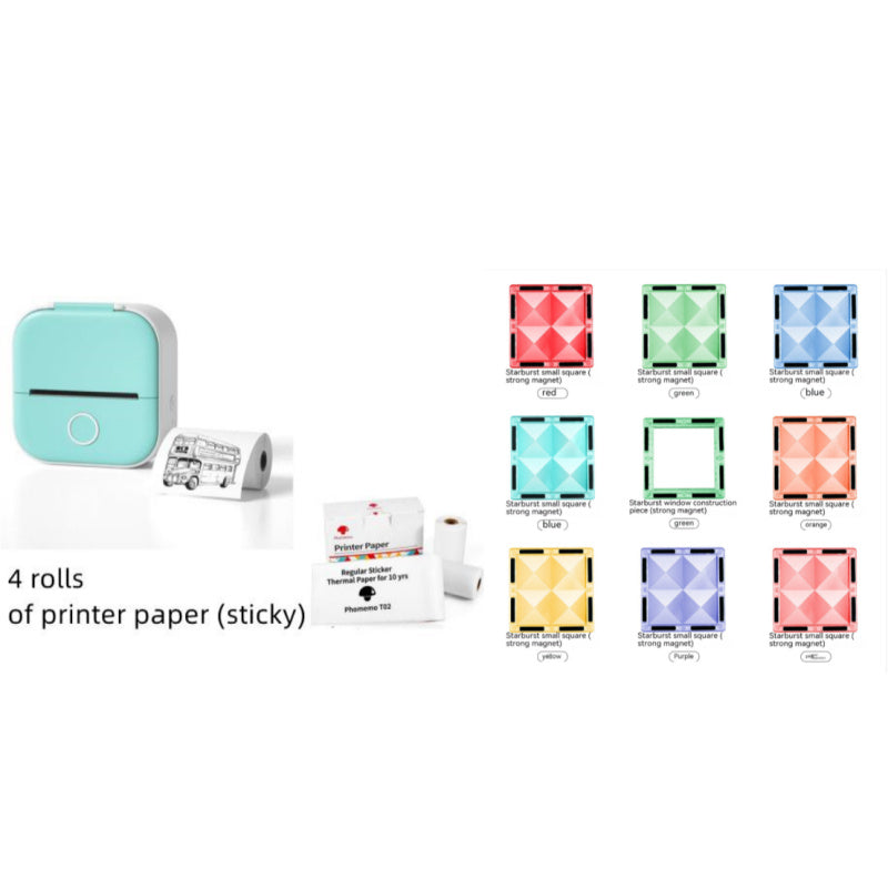 Phomemo T02 – Tragbarer Mini-Thermodrucker für Etiketten und Fotos