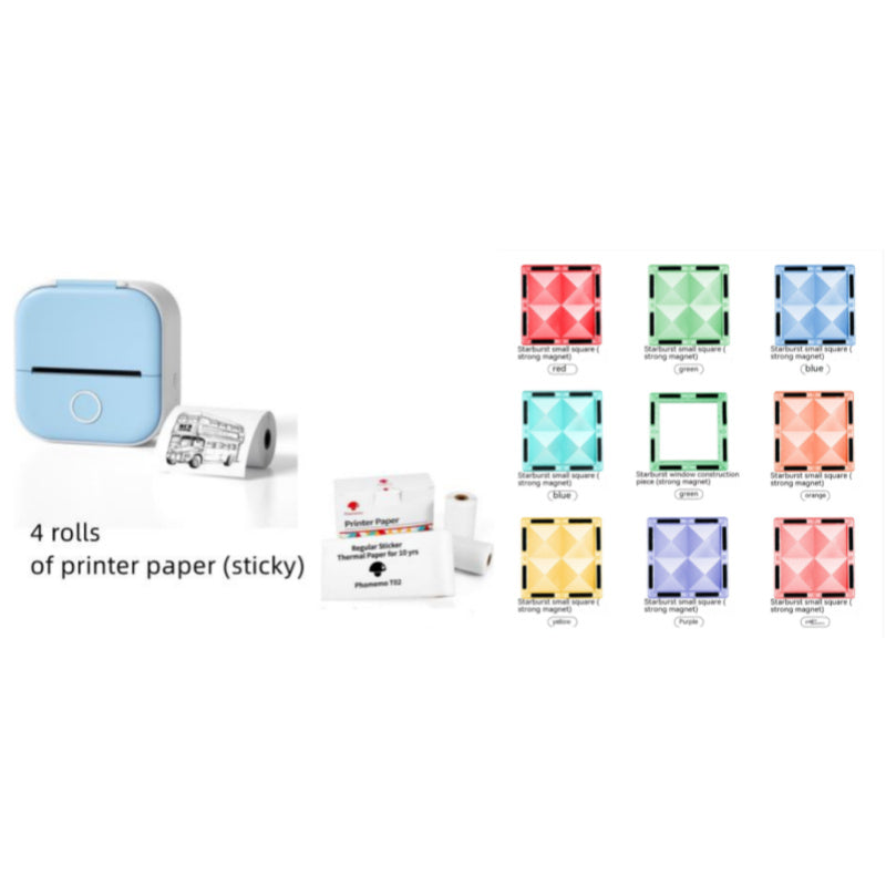 Phomemo T02 – Tragbarer Mini-Thermodrucker für Etiketten und Fotos